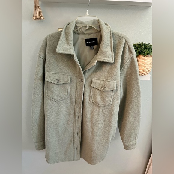 Hilary Radley Jackets & Blazers - Hilary Radley Sage Green Jacket